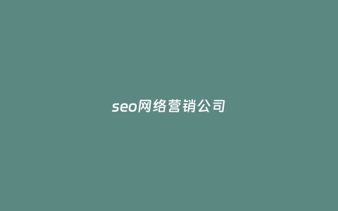 seo网络营销公司缩略图
